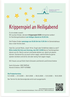 Krippenspiel 2026
